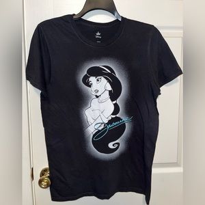 Men's Black Disney JASMINE Graphic T-Shirt